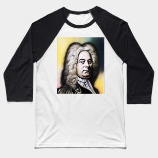 George Frideric Handel Yellow Portrait | George Frideric Handel Artwork 7 Baseball T-Shirt